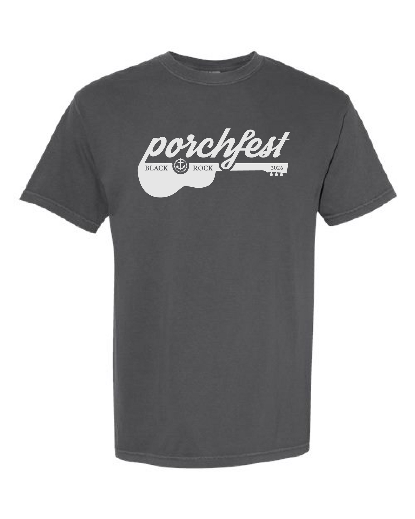 2026 Tee - White on Pepper