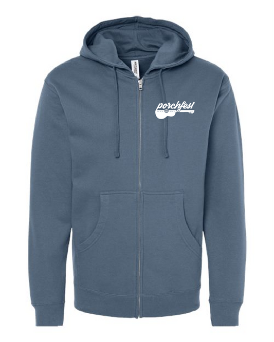 Porchfest Zip Up Hoodie