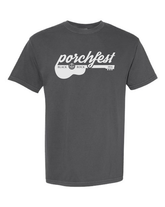 2026 Tee - White on Pepper